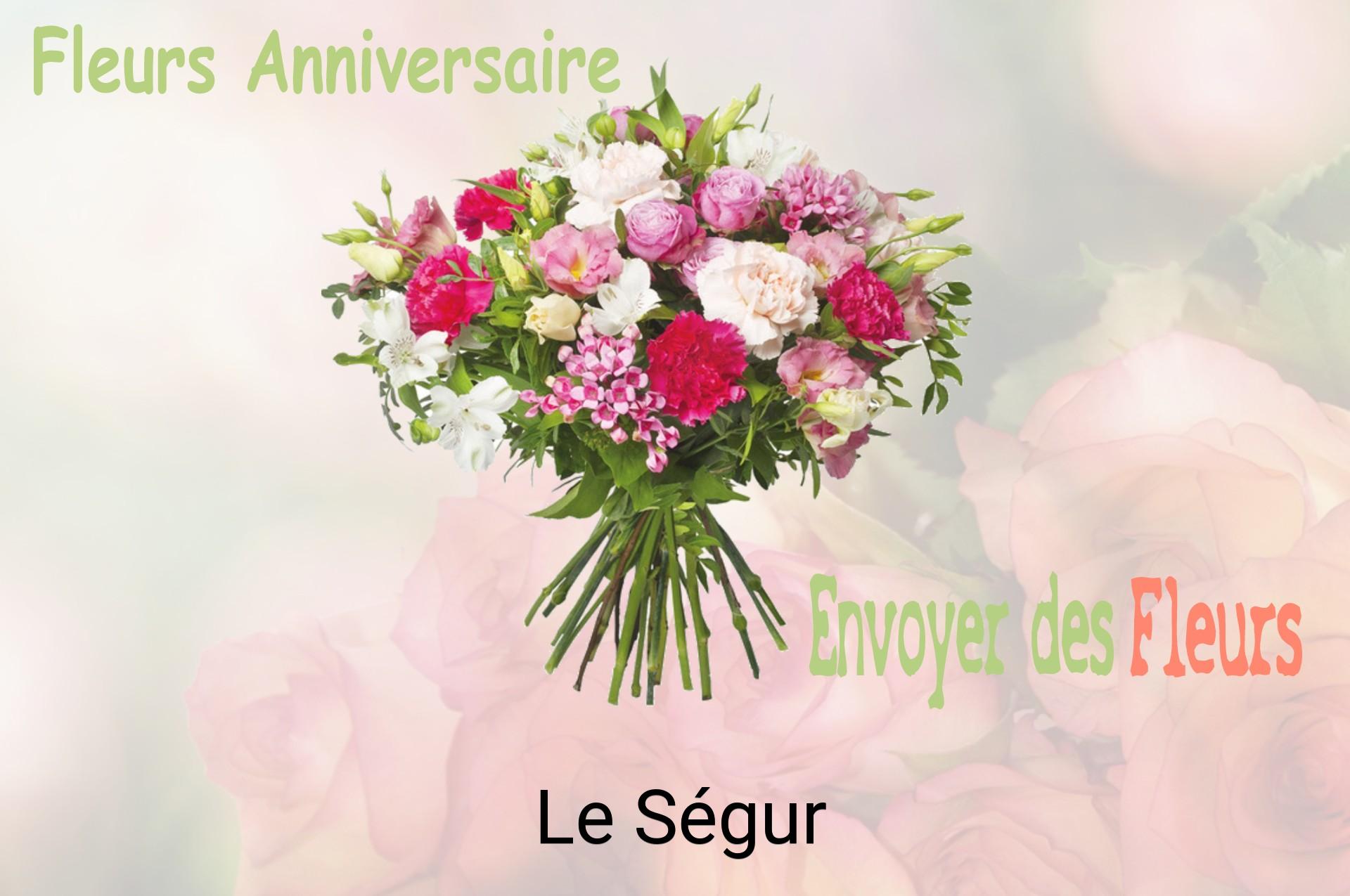Bouquet de fleurs d’anniversaire livré à Le Ségur