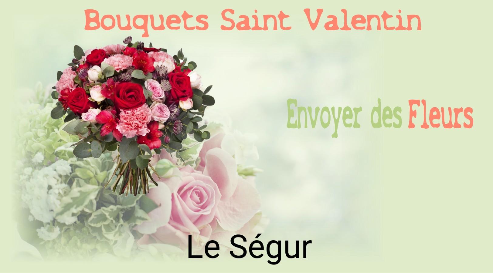 Roses de Saint-Valentin livrées à Le Ségur